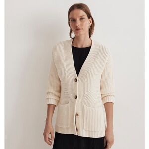 Madewell textural stitch cardigan